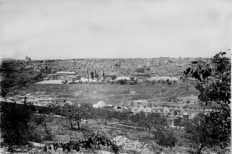 القدس - عرض ألي الغرب من جبل الزيتون