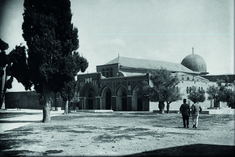 القدس - القسم المهدوم من المسجد الأقصي