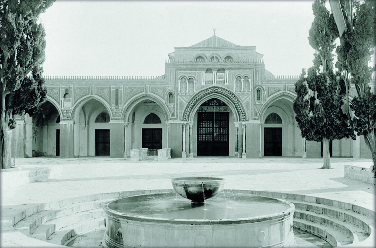 القدس - المسجد الأقصي من الزاويه الشمالية