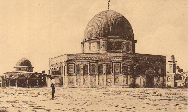 القدس -قبة الصخرة 1900م