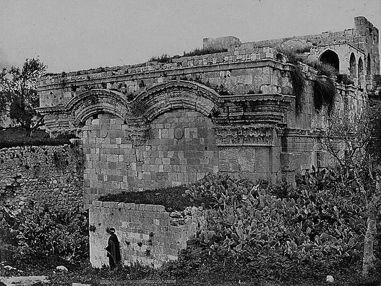 القدس - باب الرحمة بين 1856 و 1860م