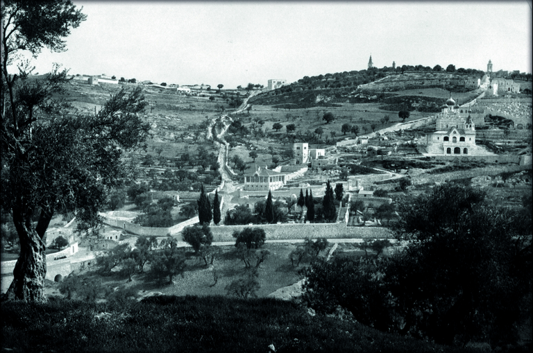 القدس -جبل الزيتون 1898م