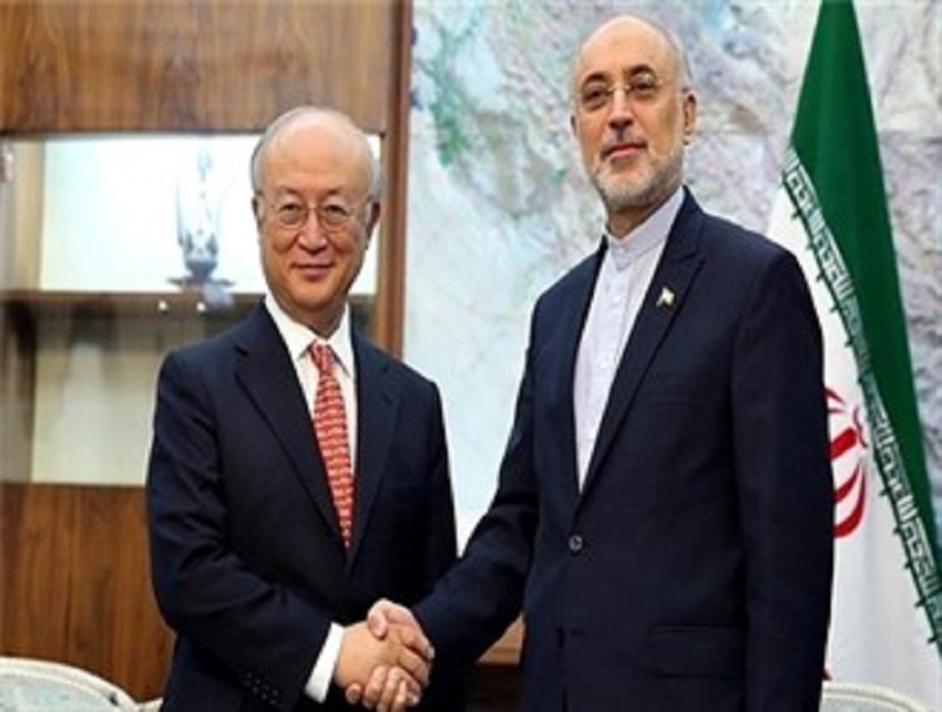 صالحي يجري محادثات مع امانو في طهران