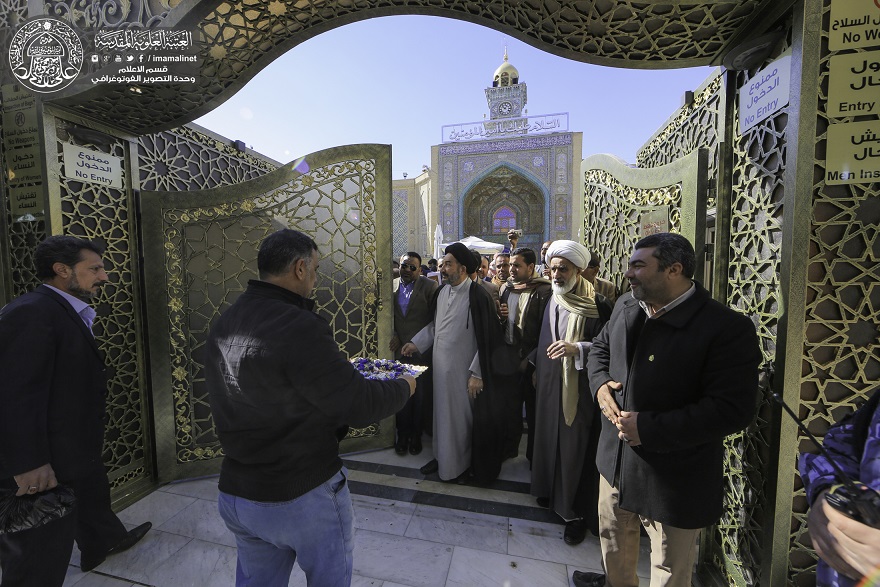 العتبة العلوية تفتتح بوابة صحن الإمام الحسن عليه السلام
