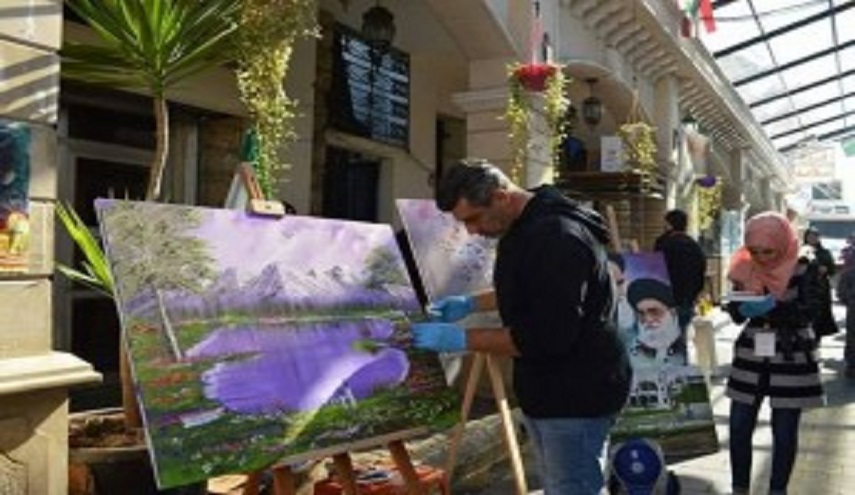 معرض “الوان الفجر” في لبنان احتفاءً بذكرى انتصار الثورة الاسلامية