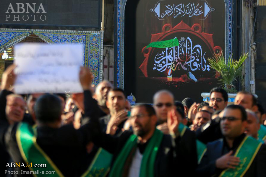  العتبة العلوية المقدسة وزائريها الكرام يحيون ذكرى شهادة الزهراء عليها السلام