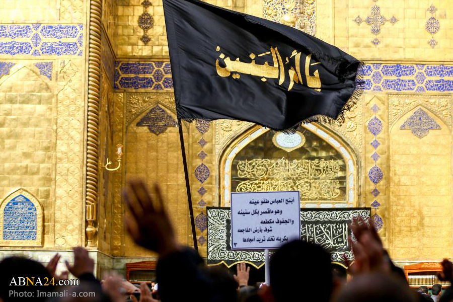 بالصور : احياء ذكرى وفاة السيدة أم البنين في حرم امير المؤمنين (ع)