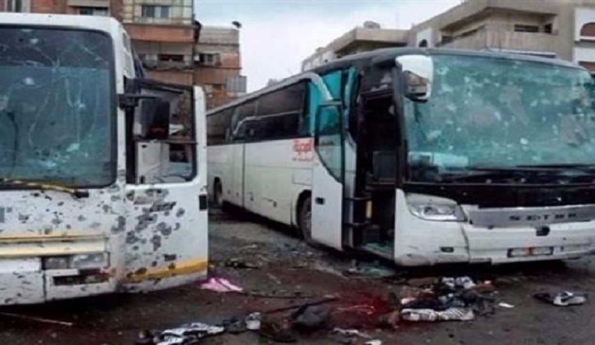 بالصور.. وصول جثامين تفجير دمشق الى مطار النجف