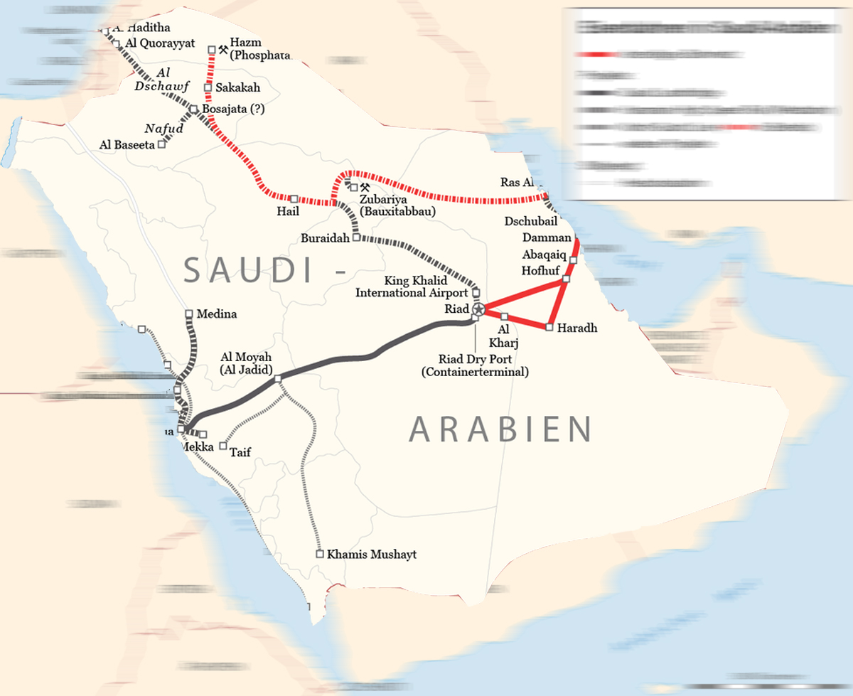 قريبا : قطار فائق السرعة بين مكة والمدينة لحجاج بيت الله الحرام !