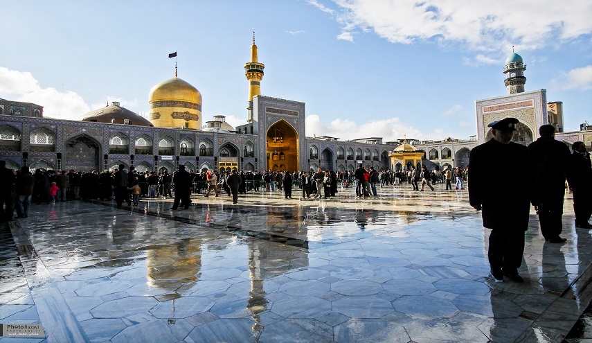 صورة : هل تضرر مرقد الامام الرضا في مشهد جراء الزلزال العنيف اليوم ؟!