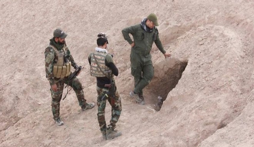 بالصور: هنا يختبئ داعش من صولات الحشد الشعبي!