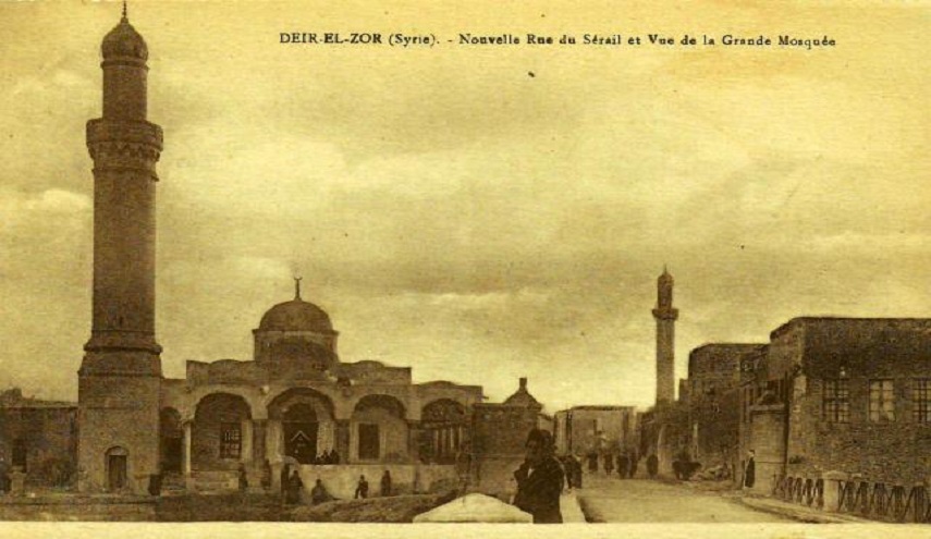 صورة تاريخية نادرة لمدينة دير الزور 