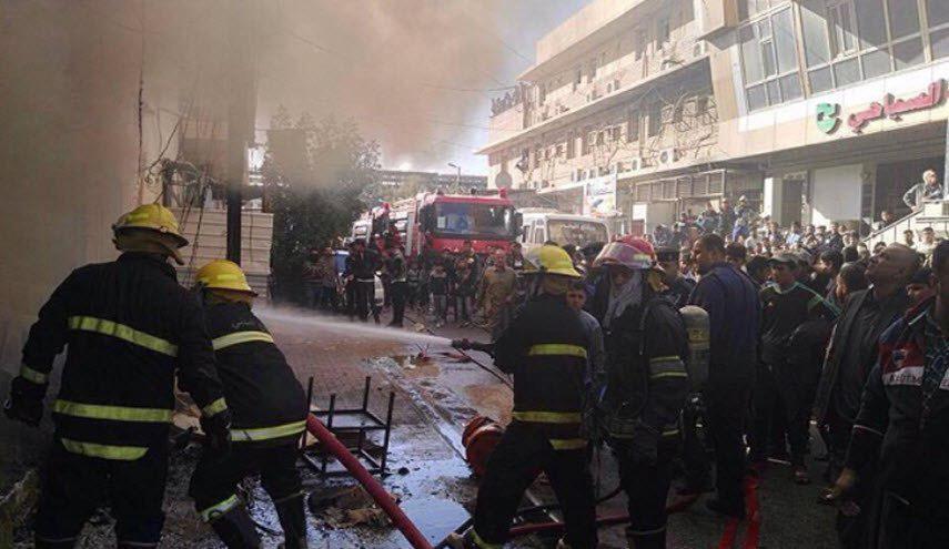 عاجل .. اندلاع "حريق كبير" بالقرب من العتبة العلوية في النجف