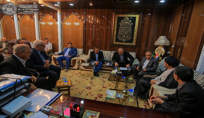 أمين عام العتبة العلوية يناقش تحسين الكهرباء في النجف الأشرف مع شركة (سيم نور) الإيرانية
