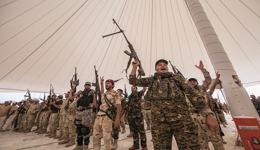 الحشد الشعبي يحرر مطار "واشنطن" العسكري!!