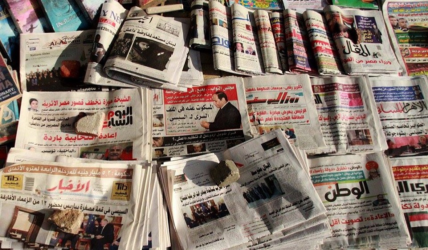 توابع الزلزال القطري مستمرة.. وتيران وصنافير تعود للواجهة في الصحف المصرية