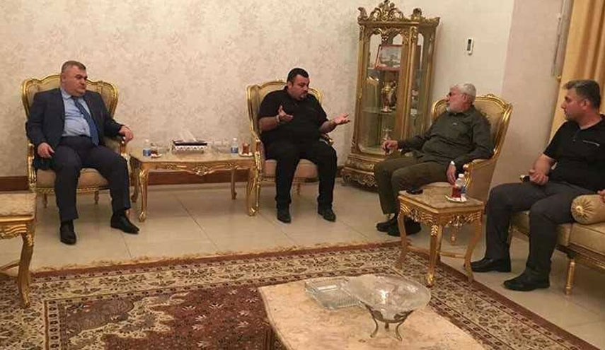 بالصور..وفد من كنيسة السريان يزور قيادة الحشد الشعبي للتهنئة بذكرى التأسيس