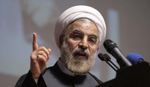 روحاني يشيد بمشاركة الشعب الايراني بيوم القدس ويتوعد اميركا...