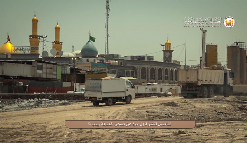 بالفيديو.. تفاصيل عن صحن العقيلة زينب المجاور لمرقد الامام الحسين (ع)