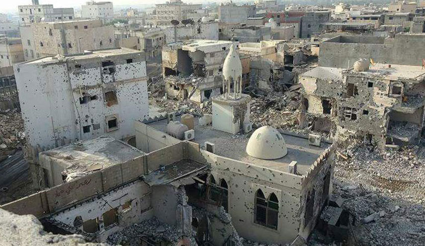 بالصور.. آثار الدمار الذي خلفته القوات السعودية في العوامية