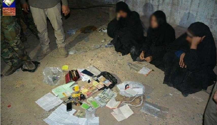 بالصور .. الحشد يعتقل 7 "داعشيات" بينهن مسؤولة انتحاريات سامراء