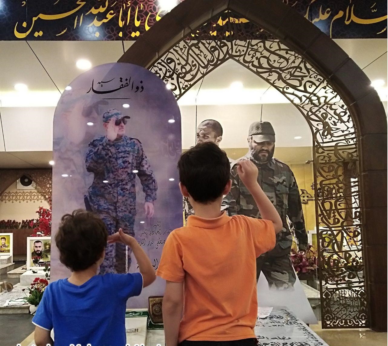  سلام دو كودك به فرماندهان مقاومت