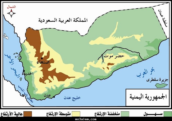 الدول السعودية المملكة الشمال العربية الآتية يحد جهة من تطل المملكة