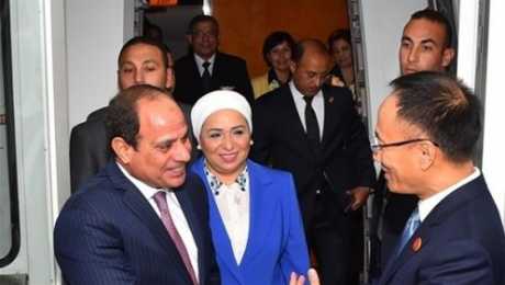 بالصورة... في ظهور نادر... سيدة مصر الأولى في قمة "بريكس" 