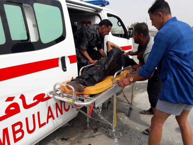 بالصور .. ما خلفه تفجير بيجي الانتحاري