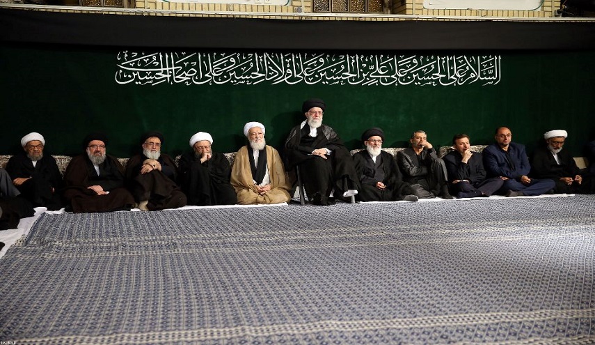 إقامة مراسم العزاء الحسيني بحضور قائد الثورة الاسلامية
