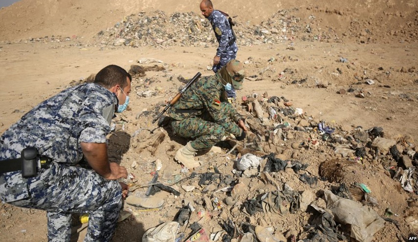 العثور على مقبرة تضم رفات نحو 40 داعشيا قرب تلعفر شمالي العراق