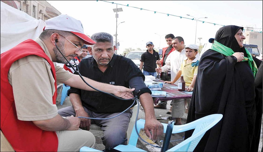 حضور اكثر من 1300 طبيب وممرض ايراني في مراسم الزيارة الاربعينية المقبلة