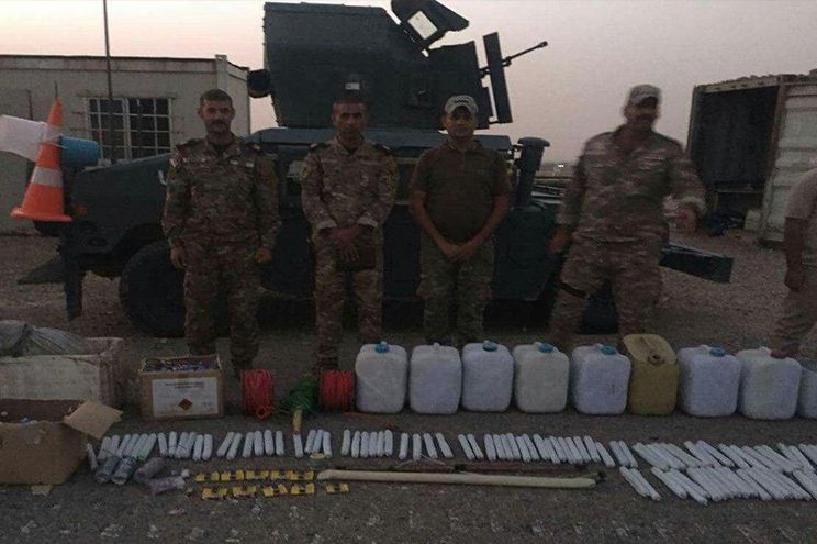 بالصور: هذا ما كشفته القوات العراقية في مقر للبشمركة بكركوك!!