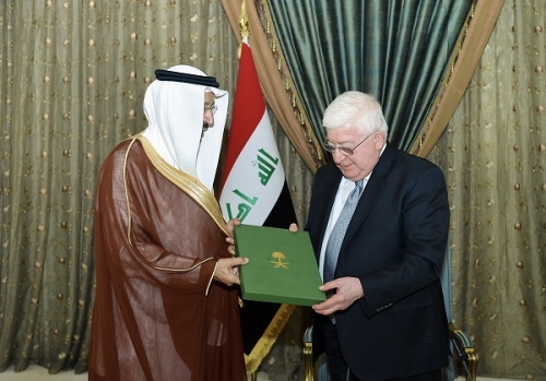 الرئيس العراقي يتلقى رسالة من ملك السعوديةوهذا ما جاء فيها