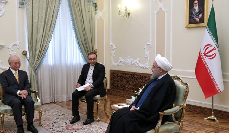 روحاني: ايران تؤكد على التعاون الطويل الأمد مع الوكالة في اطار القوانين الدولية