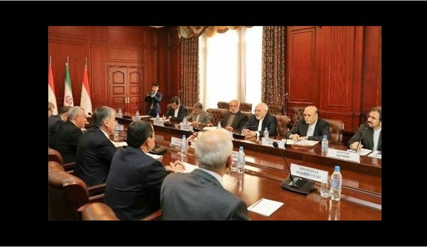 محادثات بين ظريف ونظيره الطاجيكي في دوشنبة