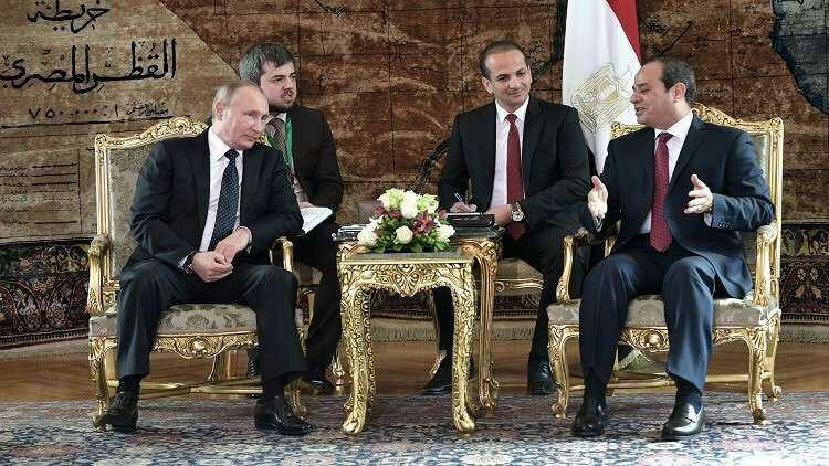 ديدار پوتين و السيسي 