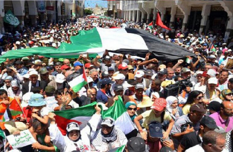 مسيرة حاشدة في مراكش رفضا لقرار ترامب بشأن القدس 