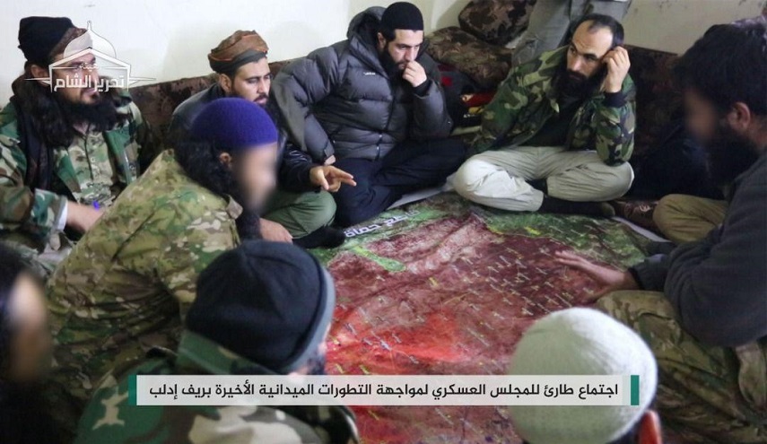 بالصورة... صدمة  تجمع الجولاني وارهابييه بعد تقدم الجيش السوري بريف ادلب