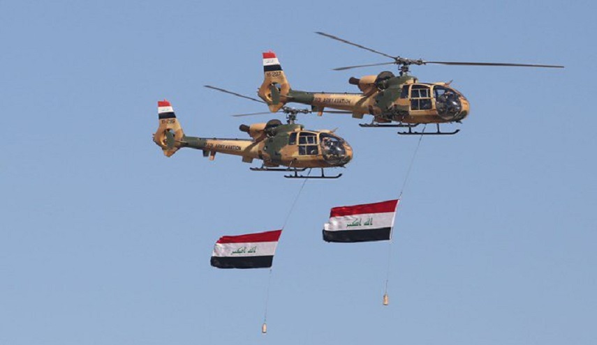  بالصور.. أقوى رموز الدولة فوق ظهور حماة الوطن في بغداد
