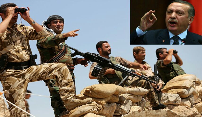 إردوغان يهدد بسحق وحدات الحماية الكردية شمالي سوريا!