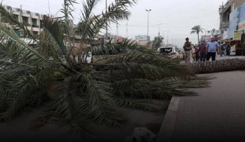 عواصف قوية تضرب العراق 