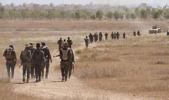 انطلاق عمليات أمنية للحشد الشعبي لتعقب الجيوب الارهابية شمال ديالى