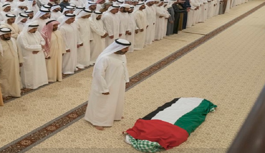 آل نهيان يشيعون جثمان فقيدتهم إلى مثواها الأخير