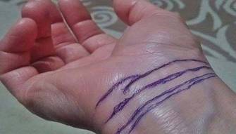  ماذا تعني هذه الخطوط على المعصم؟ عدّوها واكتشفوا!