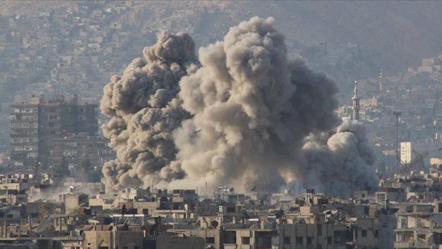 5 شهداء بينهم طفلان بقصف المسلحين لدمشق وريفها
