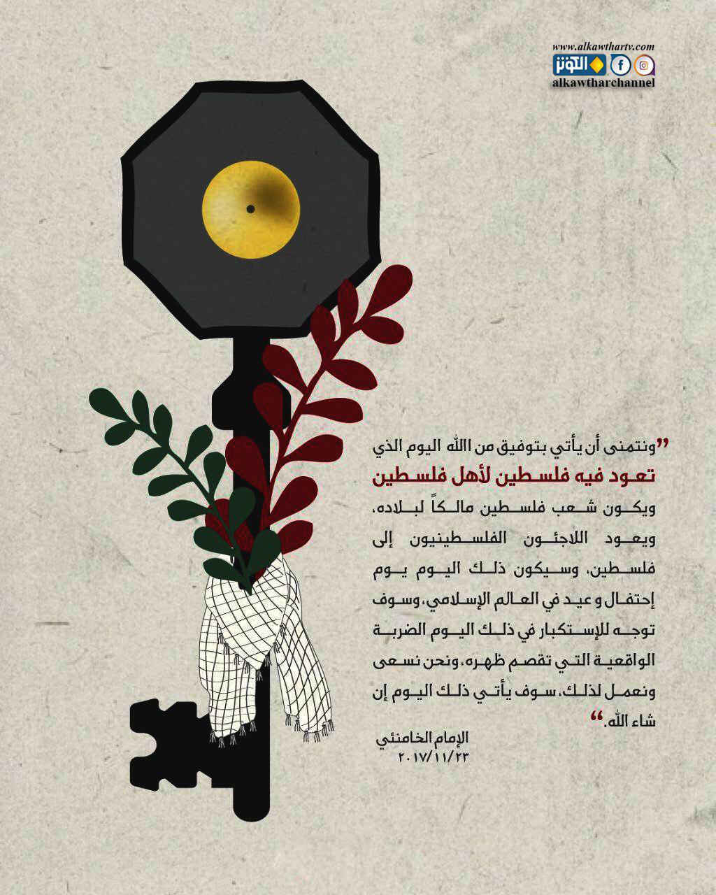 ستعود فلسطين لأهلها