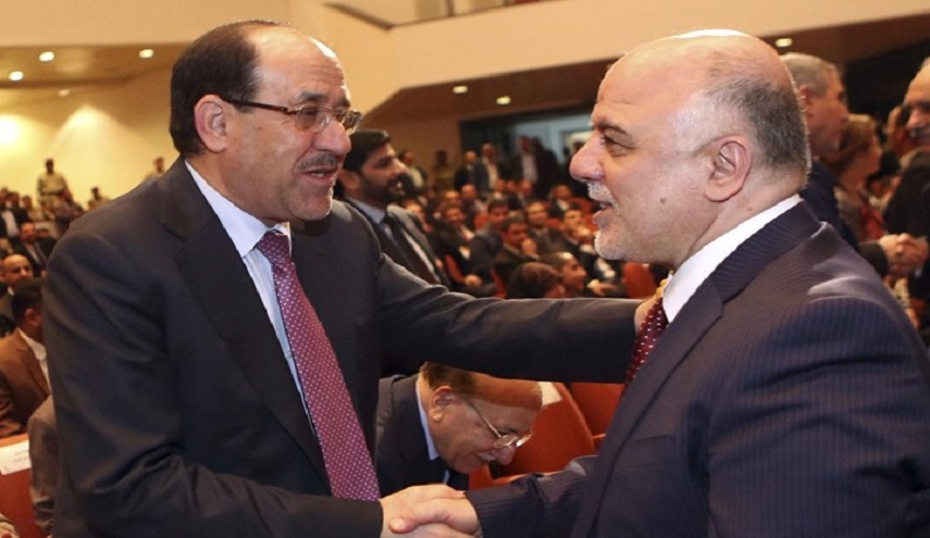 المالكي يرد على العبادي بشأن الاغلبية السياسية