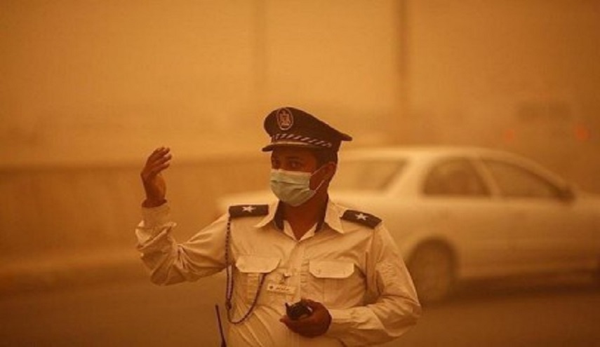  عاصفة ترابية تضرب بغداد