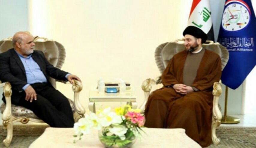 هذا ما دار بين السيد عمار الحكيم والسفير الايراني في العراق